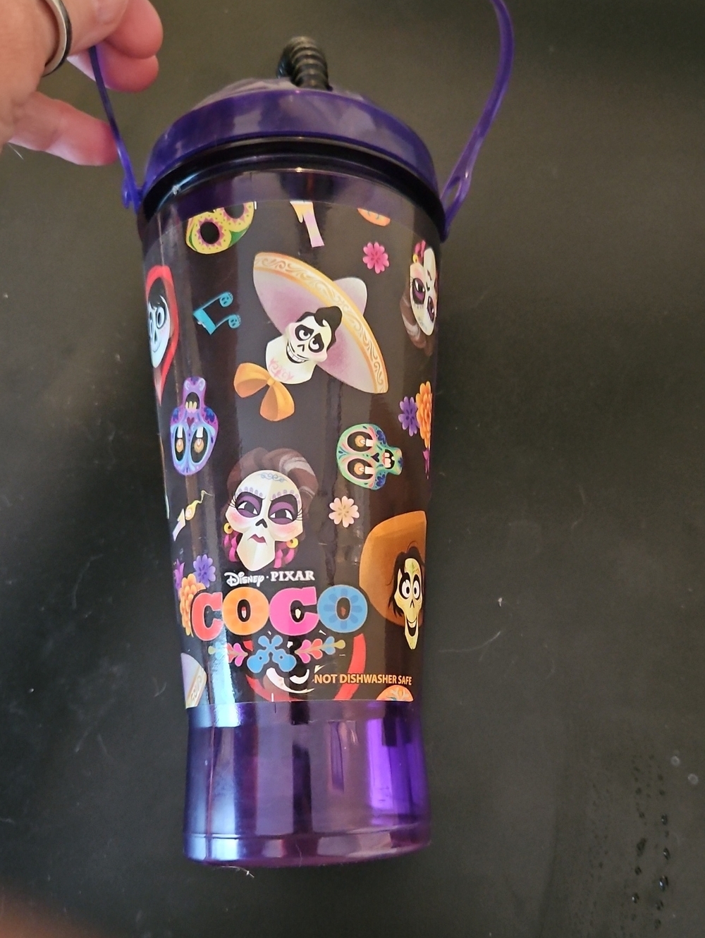 Nwot Coco Purple Kids Sipper Cup with Straw